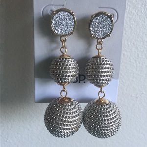 Double bon bon earrings